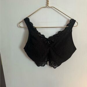 Elegant Black Lace Bralette